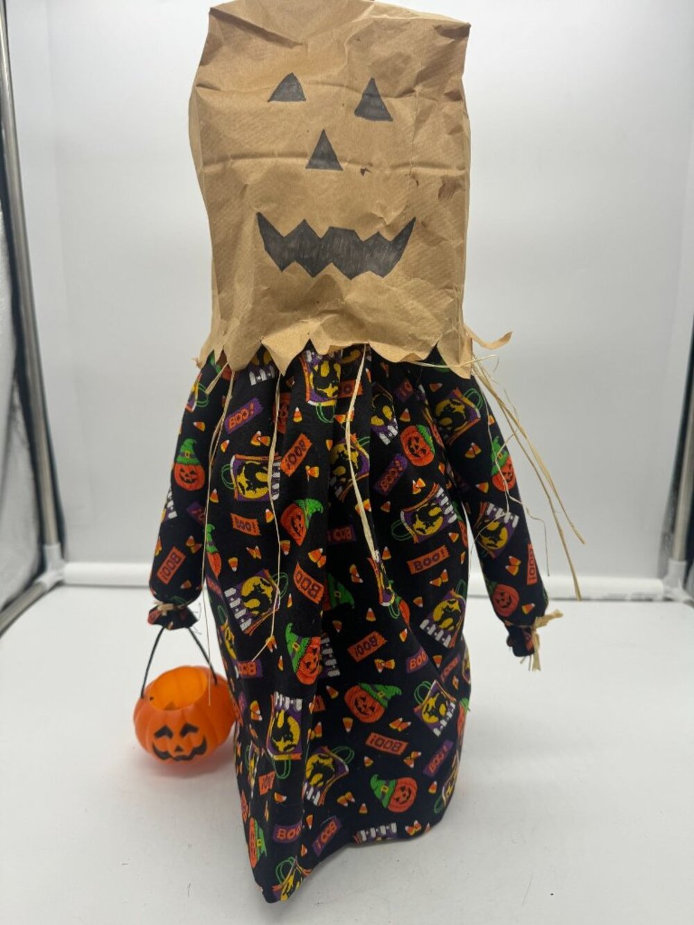 Hand Made Halloween Decoration Soda Bottle Doll 16 Inch